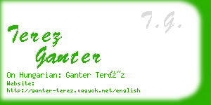 terez ganter business card